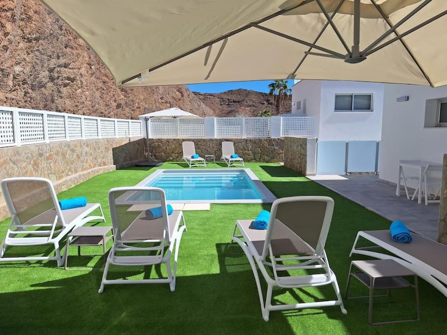 Malibu Mogan Secret Pool Villa - Piscina Privada Y Climatizada - Exclusive Heated Pool La Playa de Tauro Eksteriør bilde