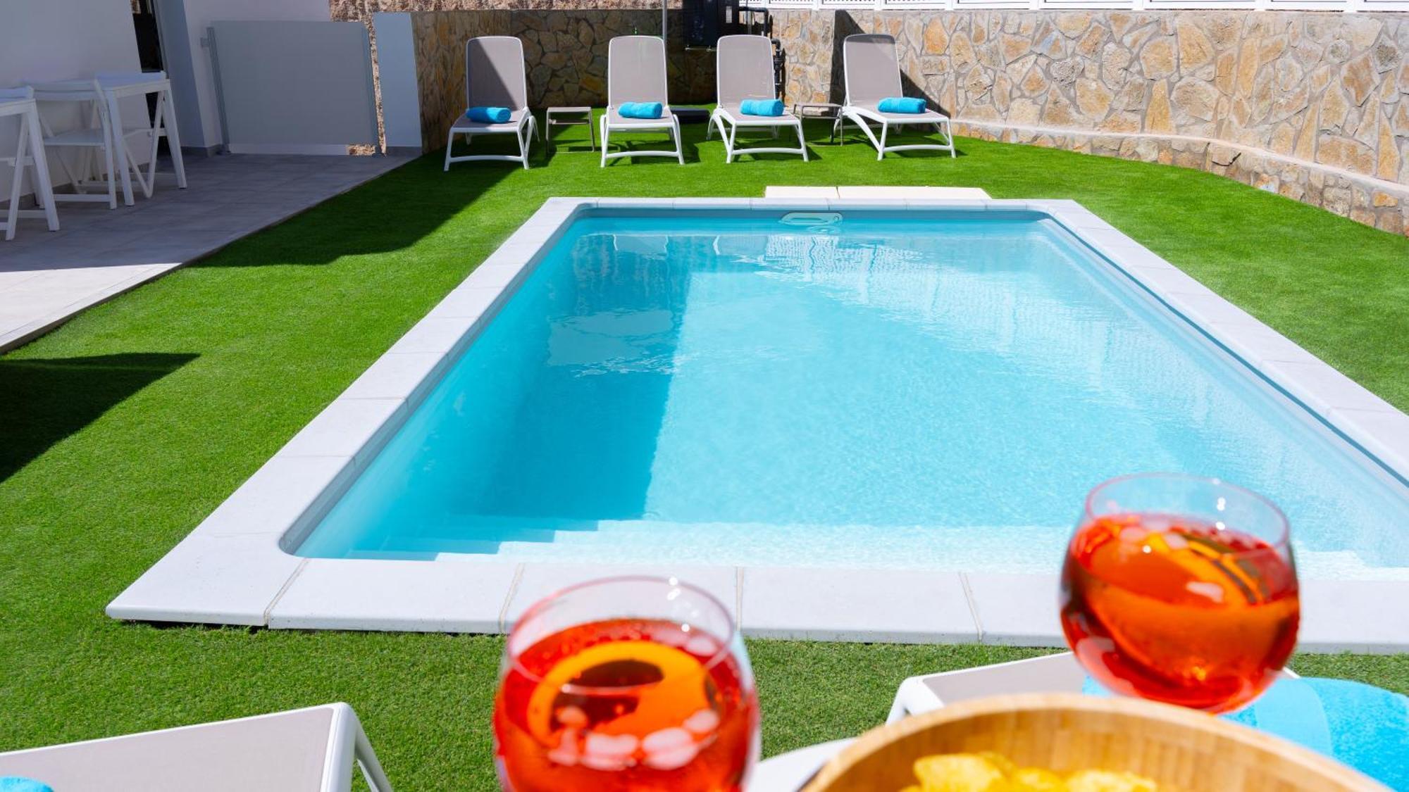 Malibu Mogan Secret Pool Villa - Piscina Privada Y Climatizada - Exclusive Heated Pool La Playa de Tauro Eksteriør bilde