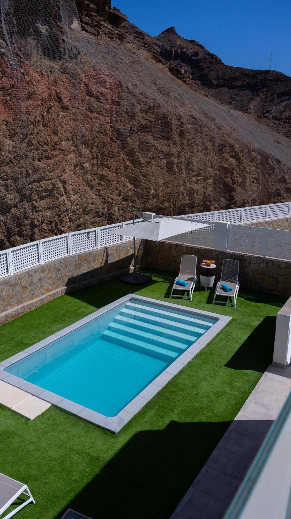 Malibu Mogan Secret Pool Villa - Piscina Privada Y Climatizada - Exclusive Heated Pool La Playa de Tauro Eksteriør bilde