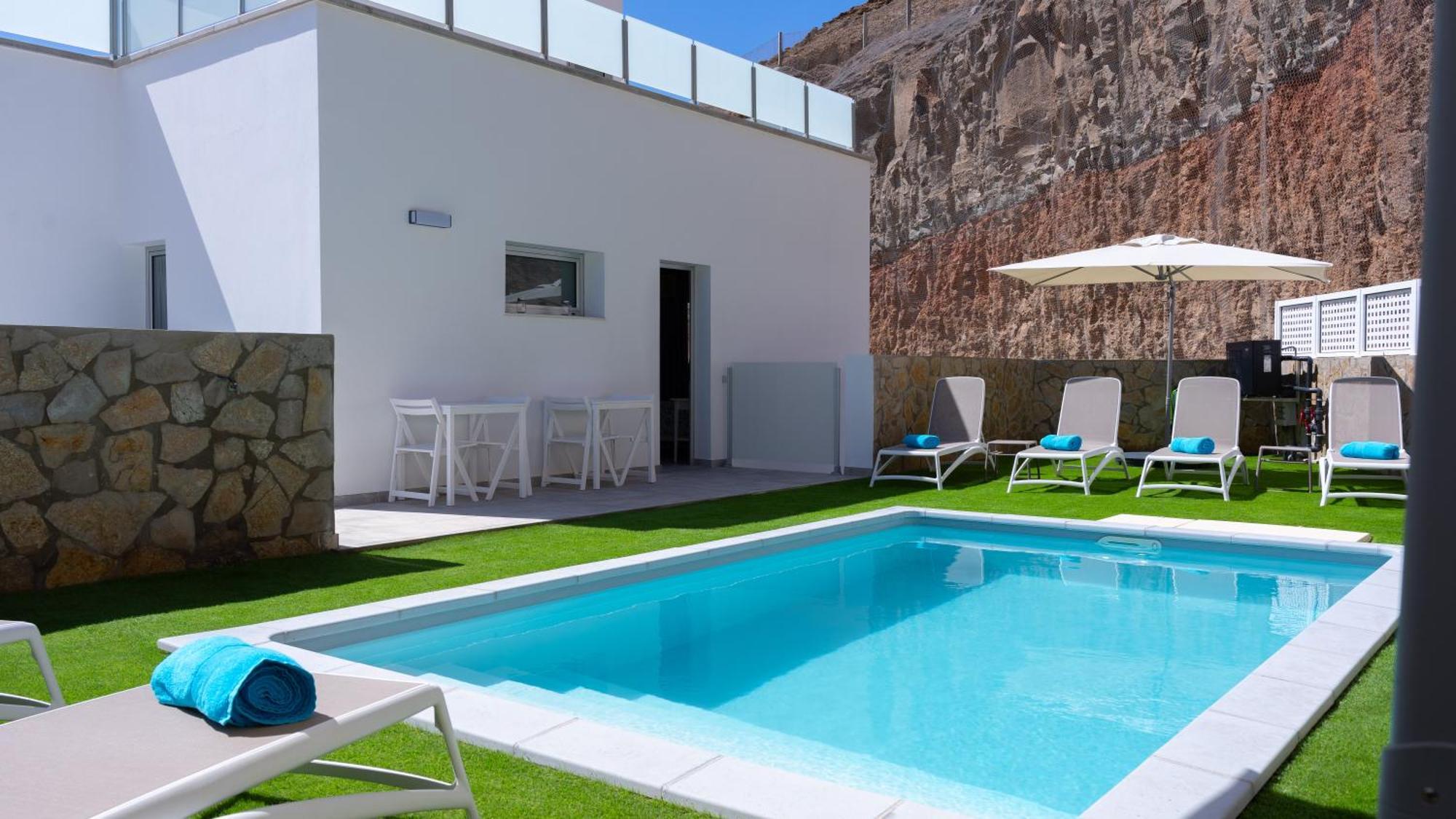 Malibu Mogan Secret Pool Villa - Piscina Privada Y Climatizada - Exclusive Heated Pool La Playa de Tauro Eksteriør bilde