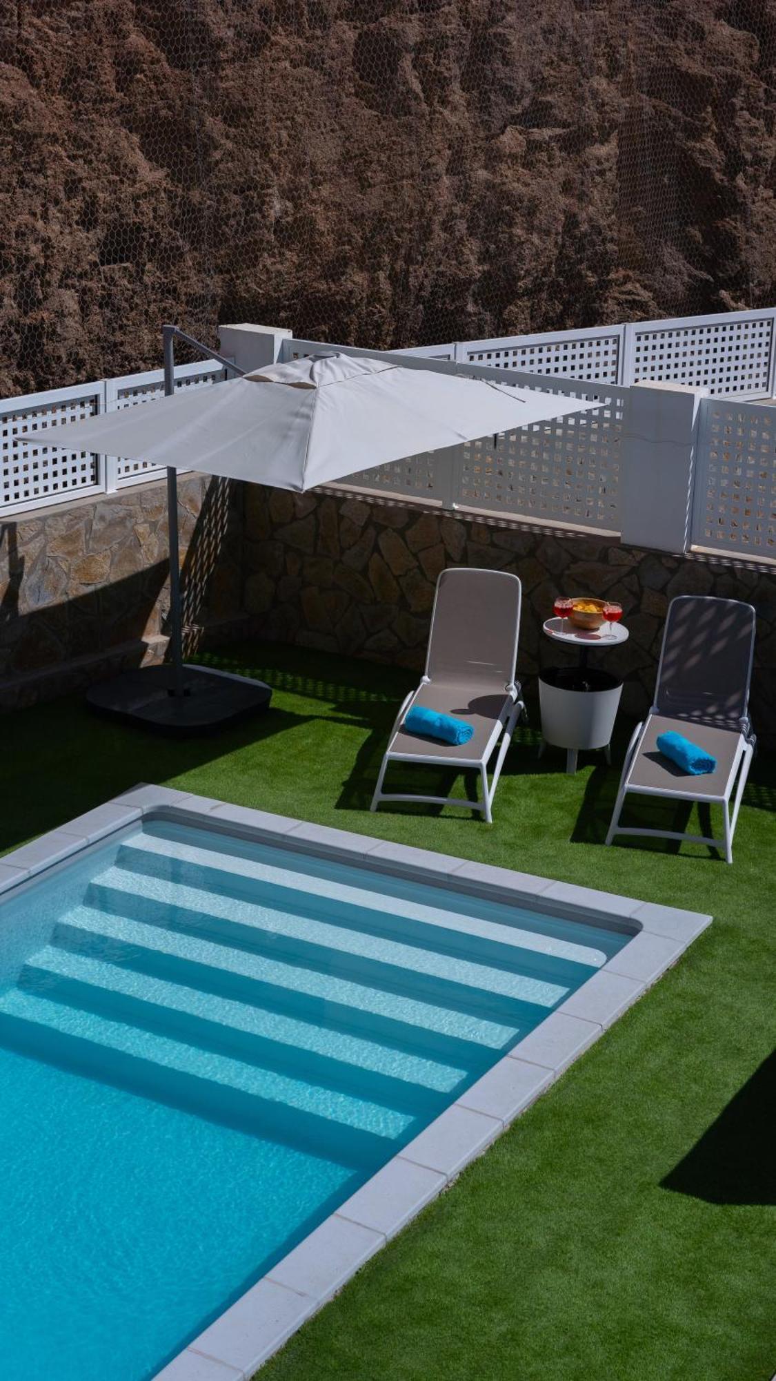 Malibu Mogan Secret Pool Villa - Piscina Privada Y Climatizada - Exclusive Heated Pool La Playa de Tauro Eksteriør bilde